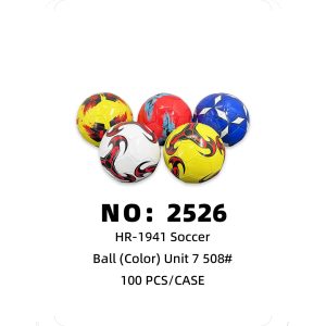 NO: 2526 Machine-stitched foam soccer ball 100PCS/CASE