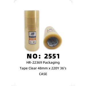 NO: 2551 Transparent Tape 48mm x 220m CASE