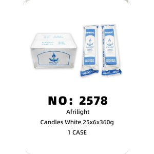 NO: 2578 White Candle 1CASE/CASE
