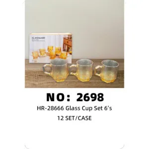 NO: 2698 Glassware 12 SET/CASE
