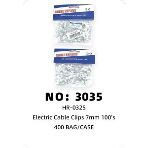 NO: 3035 Wire Clip 7MM 400 BAG/CASE