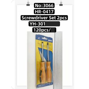 NO: 3066 2pcs screwdriver 120PCS/CASE