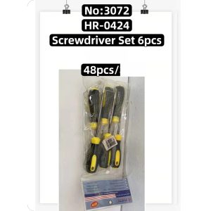 NO: 3072 6pcs screwdriver 48PCS/CASE