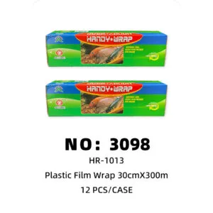 NO: 3098 Food-grade plastic wrap 300m x 30cm, 12pcs/CASE