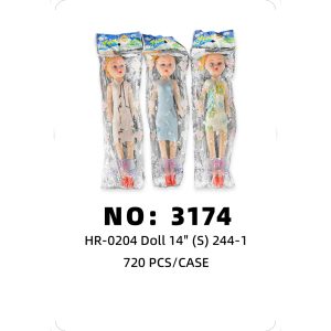 NO: 3174 Plastic Dolls 720PCS/CASE