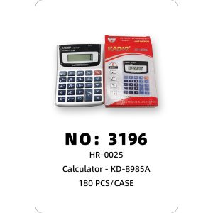NO: 3196 Calculator 180PCS/CASE