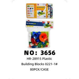 NO: 3656 0221-1 Plastic Building Blocks 80PCK/CASE