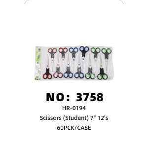 NO: 3758 Student Scissors 60pck/CASE