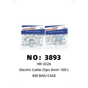 NO: 3893 Wire Clip 8MM 400BAG/CASE