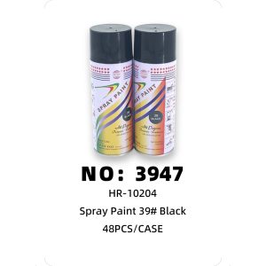NO: 3947 Black Spray Paint 48PCS/CASE