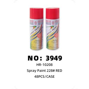 NO: 3949 Red Spray Paint 48PCS/CASE