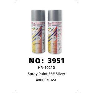 NO: 3951 Silver Spray Paint 48PCS/CASE