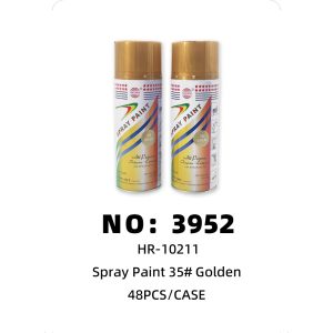 NO: 3952 Gold Spray Paint 48PCS/CASE