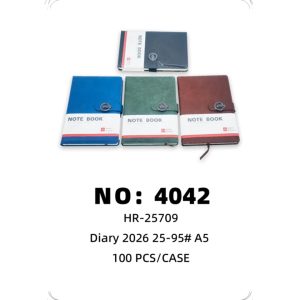 NO: 4042 A5 2026 Good Notebook 100PCS/CASE