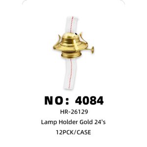 NO: 4084 Gold-plated large four-panel lamp holder 12PCK/CASE