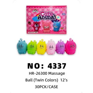 NO: 4337 Pulling Kitten Fur Ball Flashing Ball 12s 30PCK/CASE