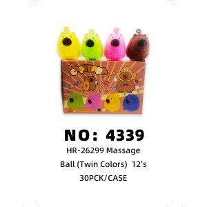 NO: 4339 Kapibala Fluffy Ball Flash Ball 12s 30PCK/CASE