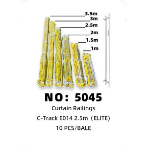 NO: 5045 E014 2.5M Curtain Rod 10PCS/BALE