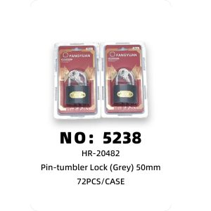 NO: 5238 50MM Gray Bullet Lock 72PCS/CASE
