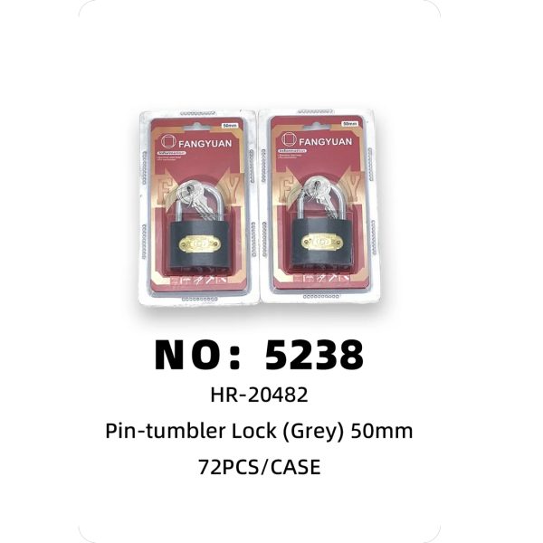 NO: 5238 50MM Gray Bullet Lock 72PCS/CASE - VCHEM