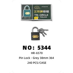 NO: 5344 38MM Iron Lock 240PCS/CASE