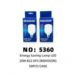 NO: 5360 20W LED Energy-Saving Bulb 50PCS/CASE