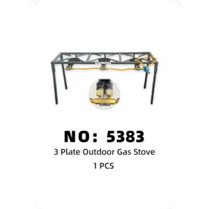 NO: 5383 3-burner gas stove 1 piece/piece