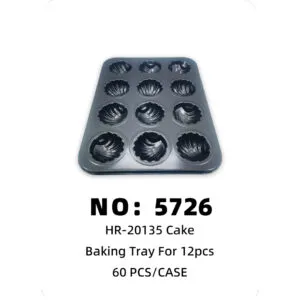 NO: 5726 12-hole banana cake mold 60pcs/CASE