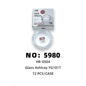 NO: 5980 Glass Ashtray 72PCS/CASE