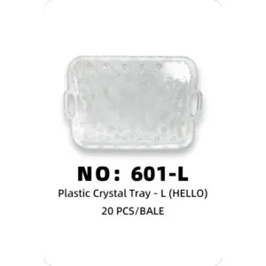 NO: 601-L HELLO Plastic Tray 20PCS/BALE