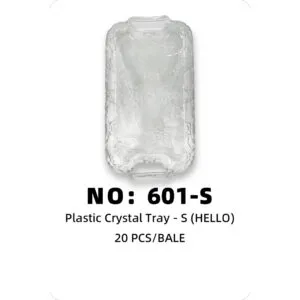 NO: 601-S HELLO Plastic Tray 20PCS/BALE