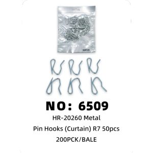 NO: 6509 Curtain hooks 50pcs 200PCS/CASE