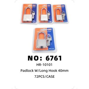 NO: 6761 Long beam lock 40mm 72PCS/CASE