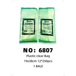 NO: 6807 Regular bag 10 mic 1 PCK/BALE