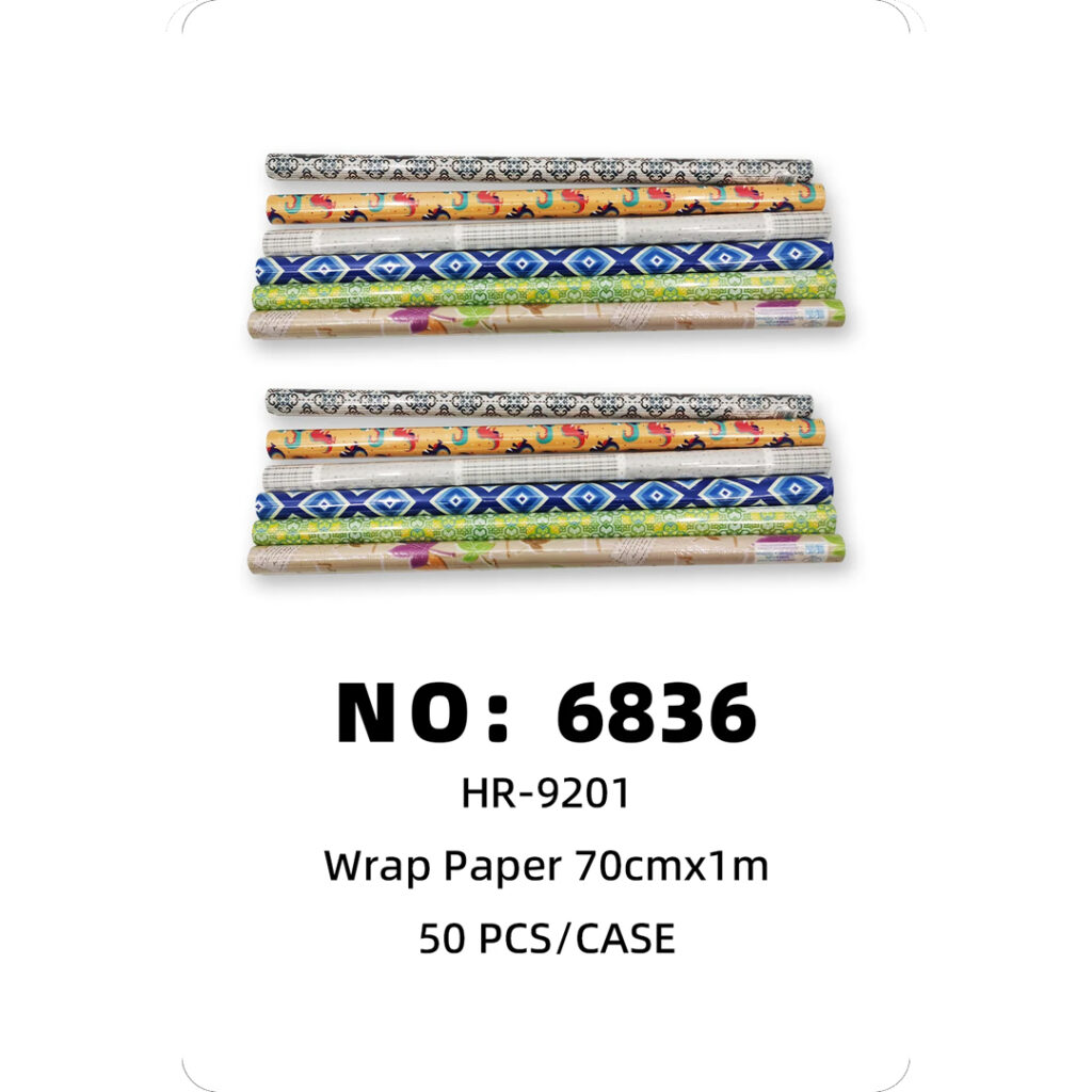 NO: 6836 Book Covering Paper 50pcs/CASE - VCHEM