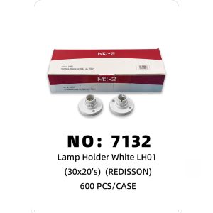 NO: 7132 LH01 White lamp holder 600PCS/CASE
