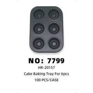 NO: 7799 6-hole hat-shaped cake mold 100pcs/CASE